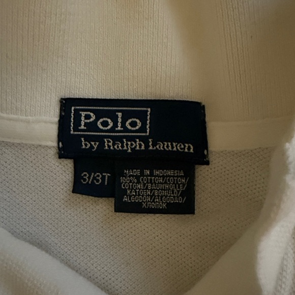 Polo by Ralph Lauren Kids Classic White Polo Shirt - Picture 3 of 3